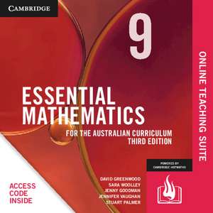 Essential Mathematics for the Australian Curriculum Year 9 Online Teaching Suite Card de David Greenwood