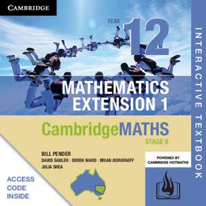 CambridgeMATHS NSW Stage 6 Extension 1 Year 12 Digital Card de William Pender