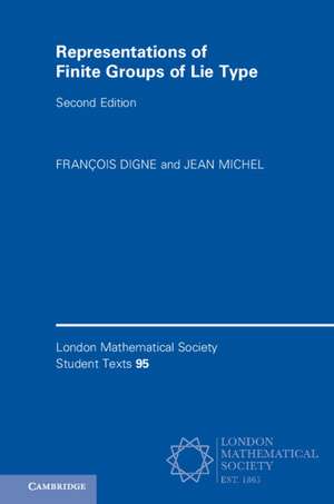 Representations of Finite Groups of Lie Type de François Digne