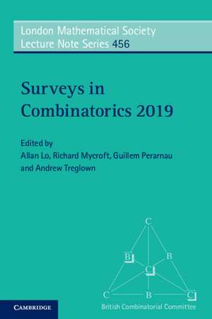 Surveys in Combinatorics 2019 de Allan Lo