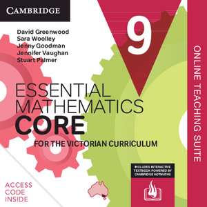 Essential Mathematics CORE for the Victorian Curriculum 9 Online Teaching Suite Card de David Greenwood