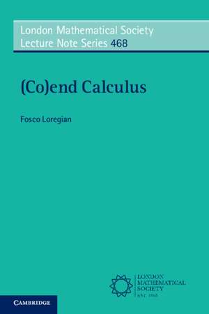 (Co)end Calculus de Fosco Loregian