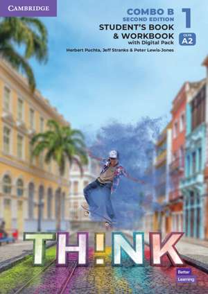 Think Level 1 Student's Book and Workbook with Digital Pack Combo B British English de Herbert Puchta