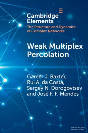 Weak Multiplex Percolation de Gareth J. Baxter