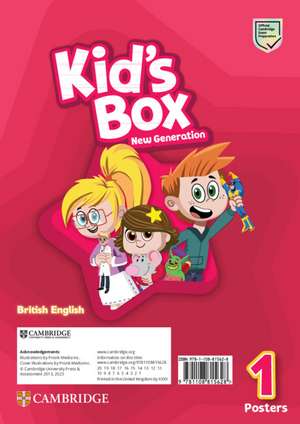 Kid's Box New Generation Level 1 Posters British English de Caroline Nixon