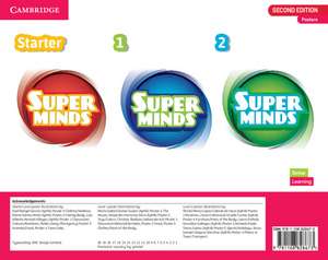 Super Minds Levels 1–2/Starter Poster Pack British English de Carmen Zavala Iturbe