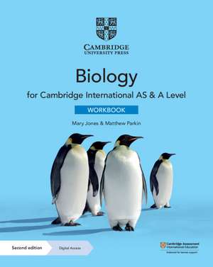 Cambridge International AS & A Level Biology Workbook with Digital Access (2 Years) de Mary Jones