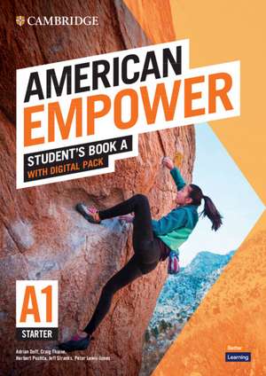 American Empower Starter/A1 Student's Book A with Digital Pack de Adrian Doff