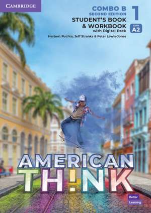 Think Level 1 Student's Book and Workbook with Digital Pack Combo B American English de Herbert Puchta