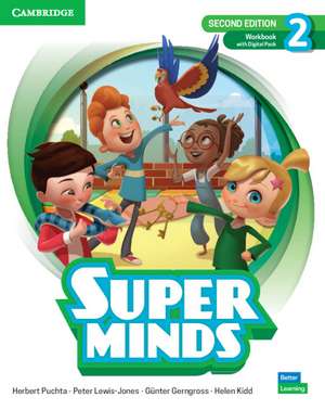 Super Minds Level 2 Workbook with Digital Pack British English de Herbert Puchta