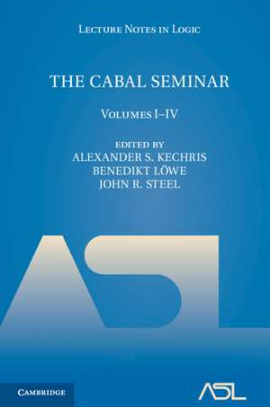 The Cabal Seminar 4 Volume Hardback Set: Volumes I–IV de Alexander S. Kechris