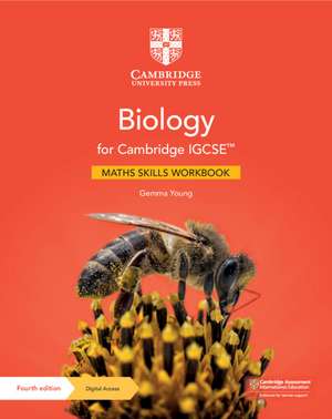 Biology for Cambridge IGCSE™ Maths Skills Workbook with Digital Access (2 Years) de Gemma Young