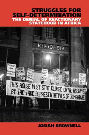 Struggles for Self-Determination: The Denial of Reactionary Statehood in Africa de Josiah Brownell