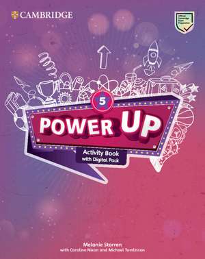 Power UP Level 5 Activity Book with Digital Pack and Home Booklet MENA de Michael Tomlinson