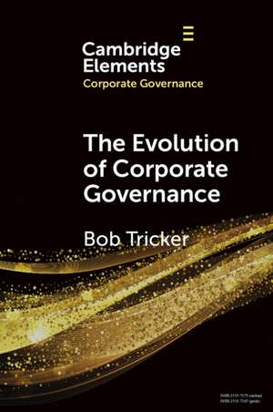 The Evolution of Corporate Governance de Bob Tricker