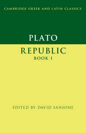 Plato: Republic Book I de David Sansone