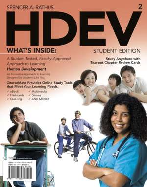 HDEV 2 (with CourseMate Printed Access Card) de Spencer A. Rathus