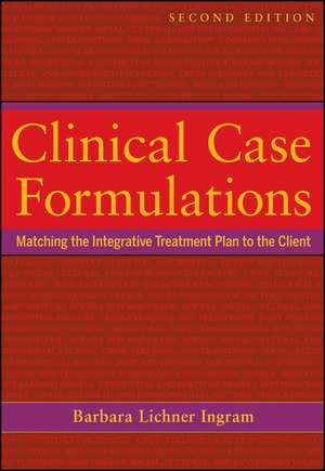 Clinical Case Formulations de Barbara Lichner Ingram