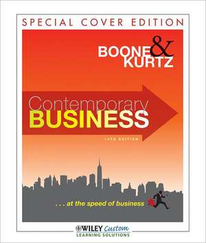 Contemporary Business, Special Cover Edition de Louis E. Boone