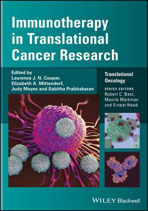 Immunotherapy in Translational Cancer Research de LJN Cooper