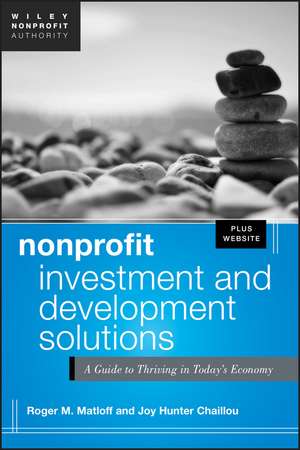 Nonprofit Investment and Development Solutions + Website – Guide to Thriving in Today′s Economy de R Matloff