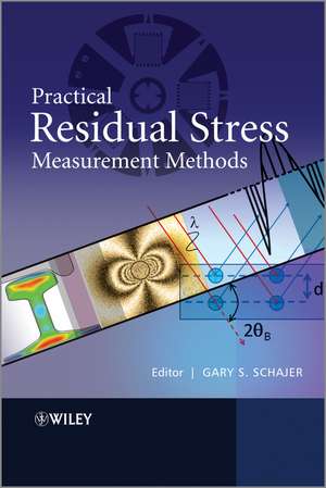 Practical Residual Stress Measurement Methods de Gary S. Schajer