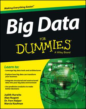 Big Data For Dummies de JS Hurwitz