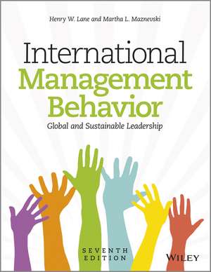 International Management Behavior 7e – Global and Sustainable Leadership de HW Lane