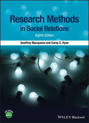 Research Methods in Social Relations de Carey S. Ryan
