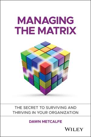 Managing the Matrix – The Secret to Surviving and Thriving in your Organization de D Metcalfe