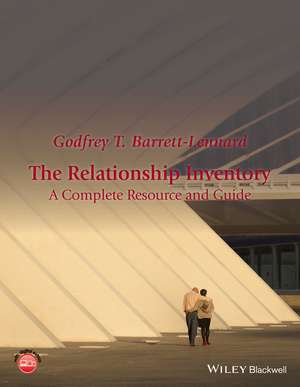 The Relationship Inventory de Godfrey T Barrett-Lennard