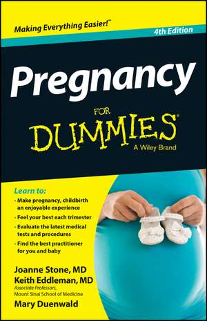 Pregnancy For Dummies, 4e de J Stone