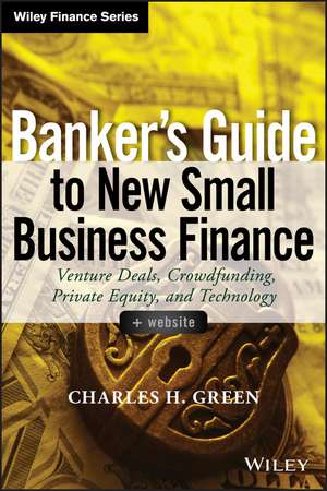 Banker′s Guide to New Small Business Finance + Website – Venture Deals, Crowdfunding, Private Equity, and Technology de C Green