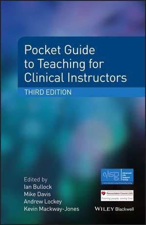 Pocket Guide to Teaching for Clinical Instructors 3e de ALSG