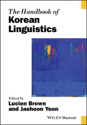 The Handbook of Korean Linguistics de L. Brown