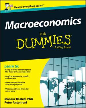 Macroeconomics For Dummies – UK de Manzur Rashid