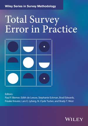 Total Survey Error in Practice de PP Biemer