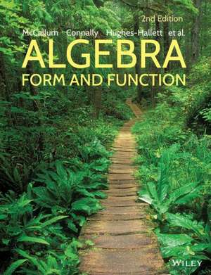 Algebra de William G McCallum