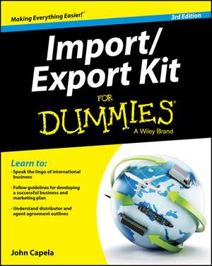 Import/Export Kit For Dummies 3e de Capela