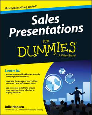 Sales Presentations For Dummies de JM Hansen