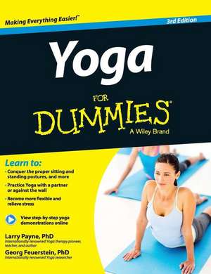 Yoga for Dummies, 3rd Edition de Larry Payne