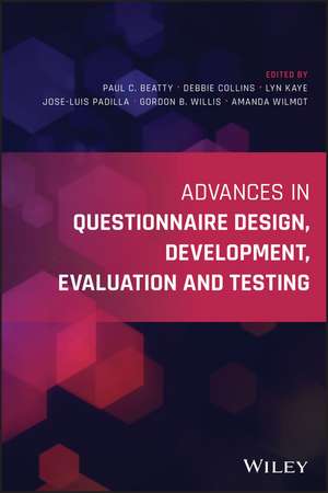 Advances in Questionnaire Design, Development, Evaluation and Testing de PC Beatty