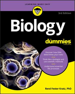 Biology For Dummies 3e de R Kratz