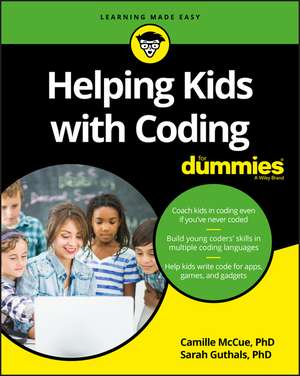 Helping Kids with Coding For Dummies de McCue