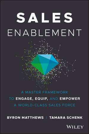 Sales Enablement – A Master Framework to Engage, Equip, and Empower A World–Class Sales Force de B Matthews