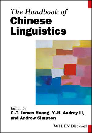 The Handbook of Chinese Linguistics de CT Huang