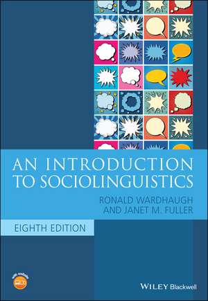 An Introduction to Sociolinguistics de R Wardhaugh