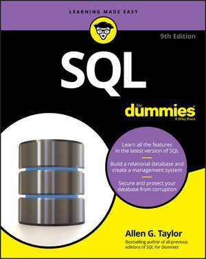 SQL For Dummies 9e de AG Taylor