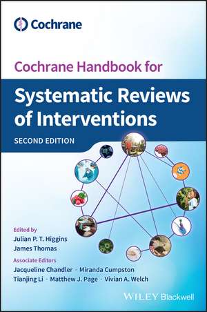 Cochrane Handbook for Systematic Reviews of Interventions 2e de JPT Higgins