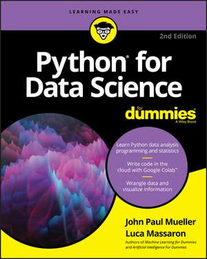 Python for Data Science For Dummies, 2nd Edition de JP Mueller